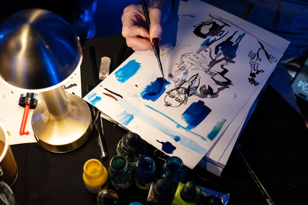 Sketch artist Harriet Pedder documents Juan Andrés Guerrero-Saade’s keynote speech at Binding Hook Live in London on 27 October 2025.